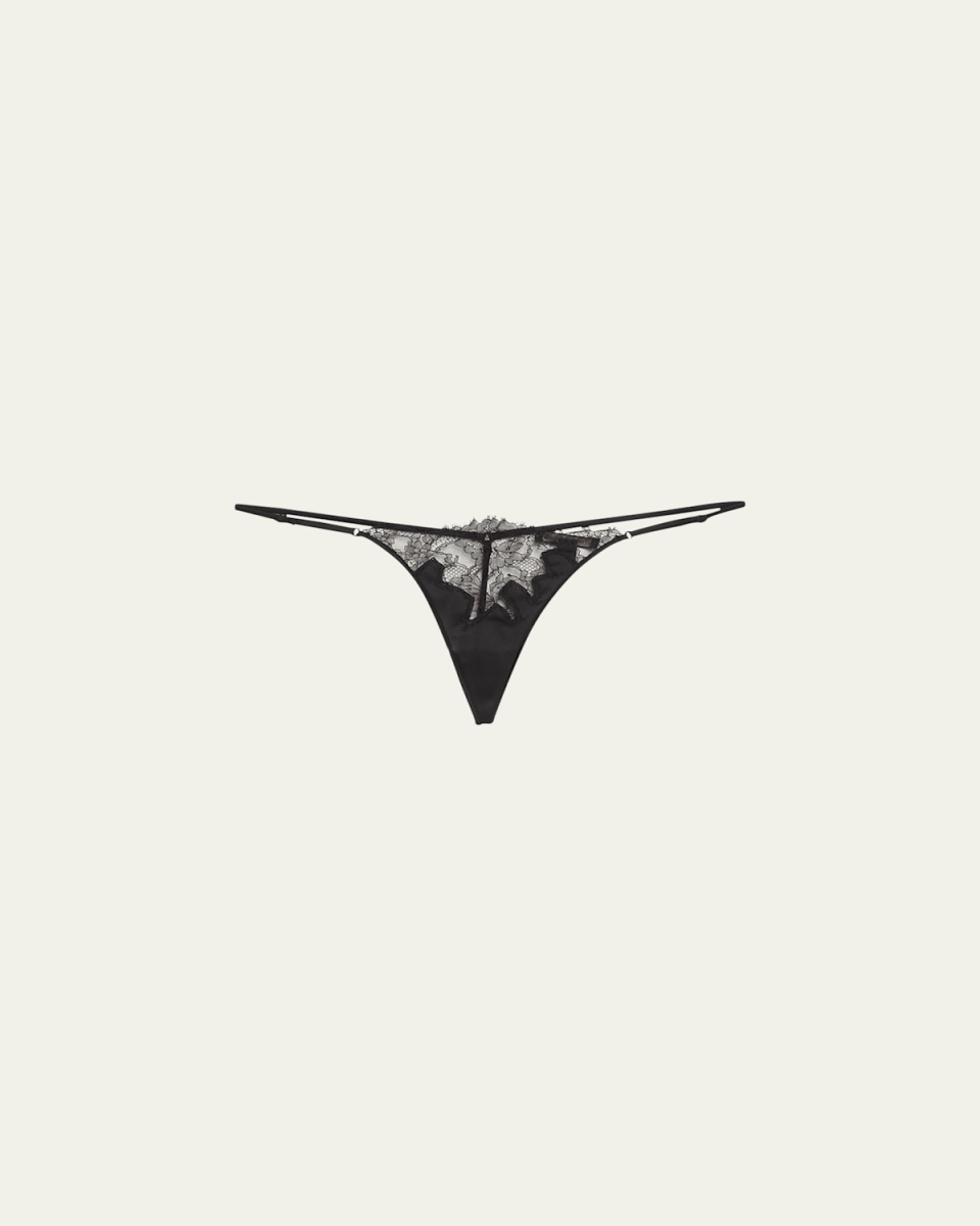 Giselle Lace-Inset G-String